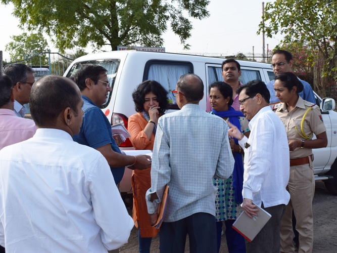 Inspection of Blackspots in Chittaurgarh District