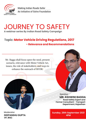 Invitation by Indian Road Safety Campaign, IIT Delhi