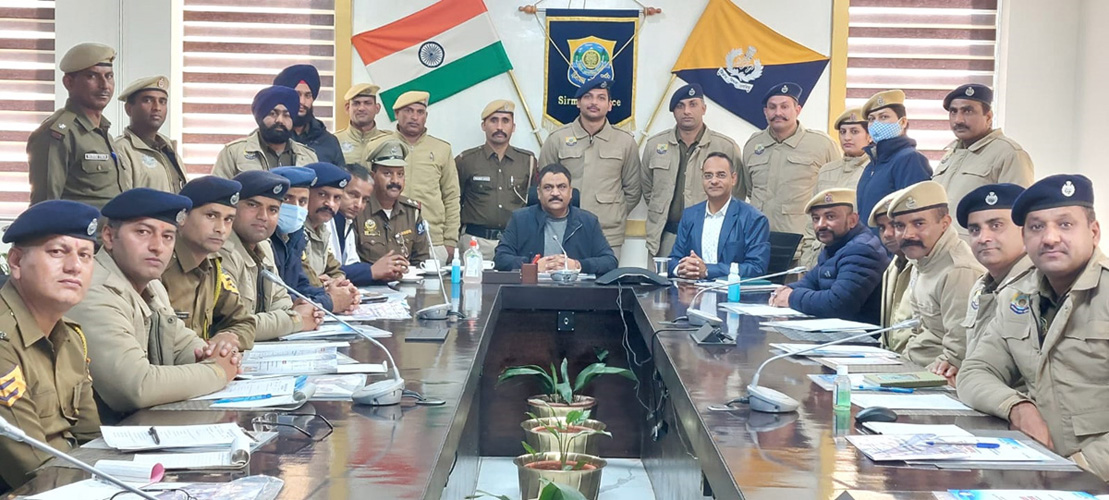 Training of Police and Home Guards Officials in Nahan, Himachal Pradesh